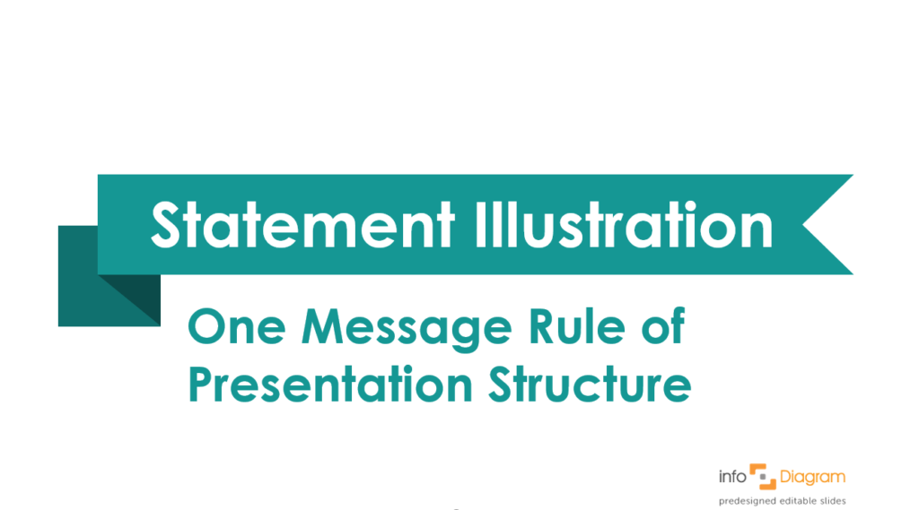 statement illustration presentation message title