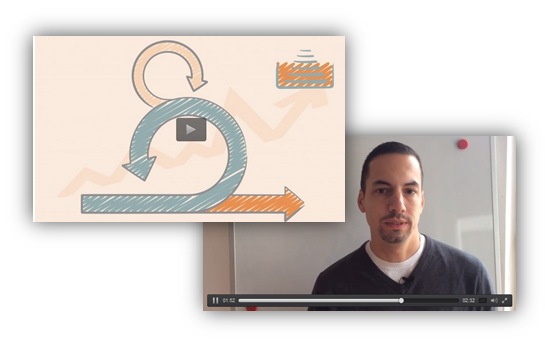 How Sebastian uses slide design for e-learning Scrum course