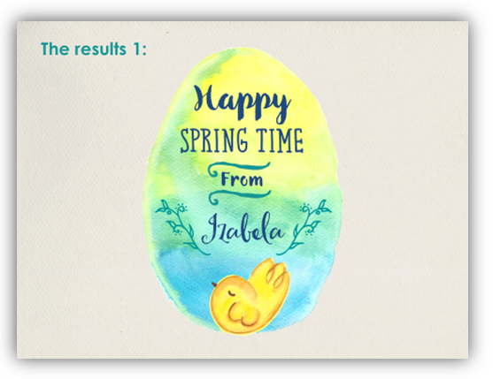 spring easter card clipart ppt