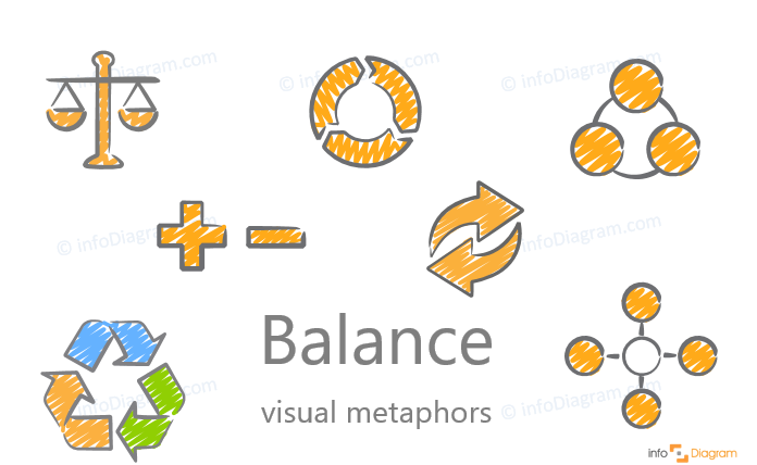 balance comparison concept visualization scribble ppt