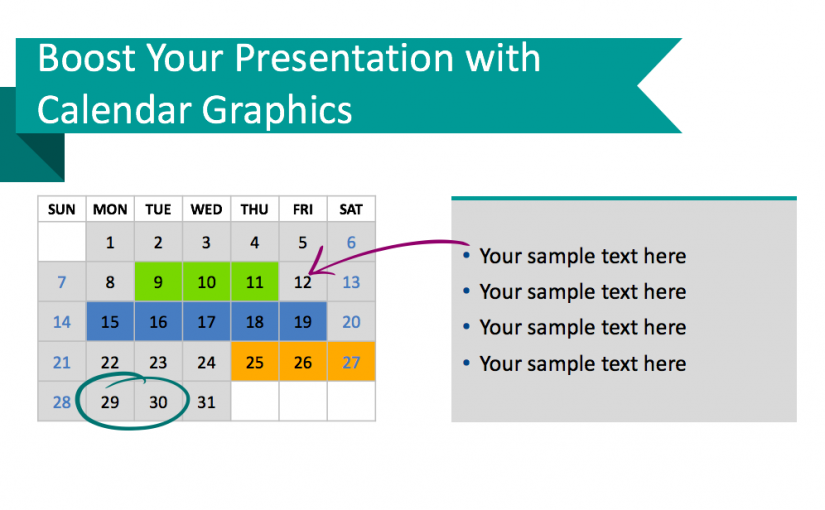 Boost Your Presentation with Calendar Graphics