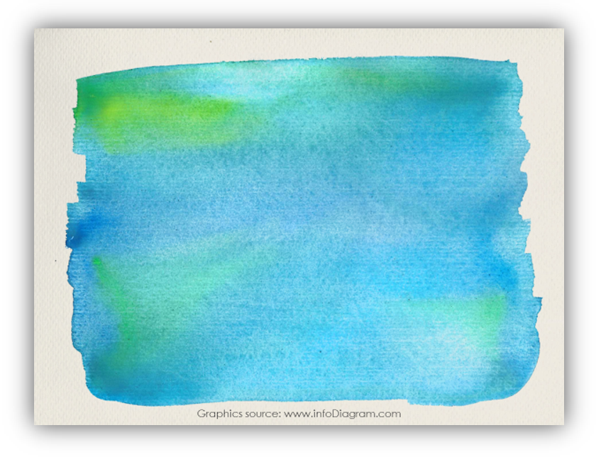 watercolor stripe card powerpoint