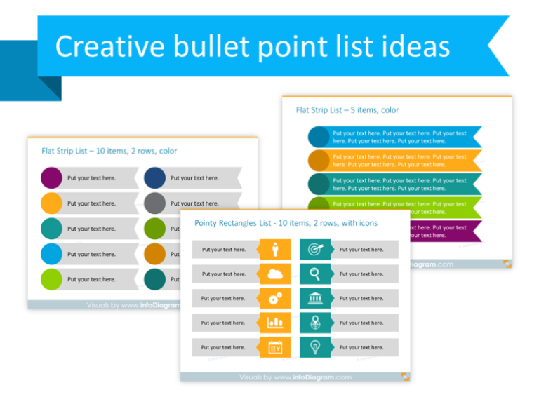 Creative bullet point list ideas in powerpoint presentation Blog