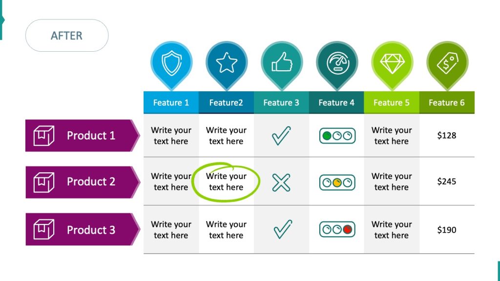 4 Steps for a Good-looking PowerPoint Table