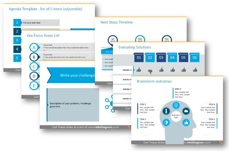 meeting template ppt business presentation