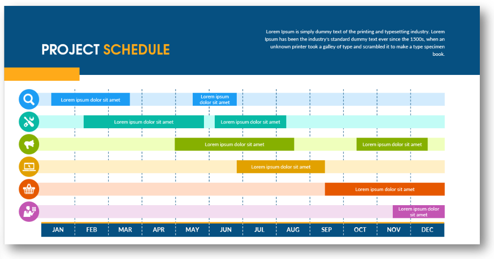 project calendar timeline powerpoint