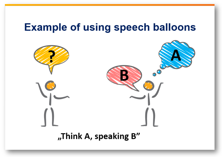 speech balloons scribble creative dialogue ppt