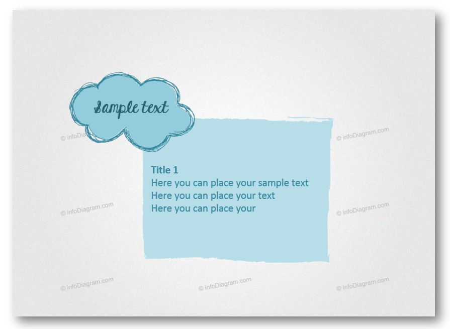 note description circle banner ppt