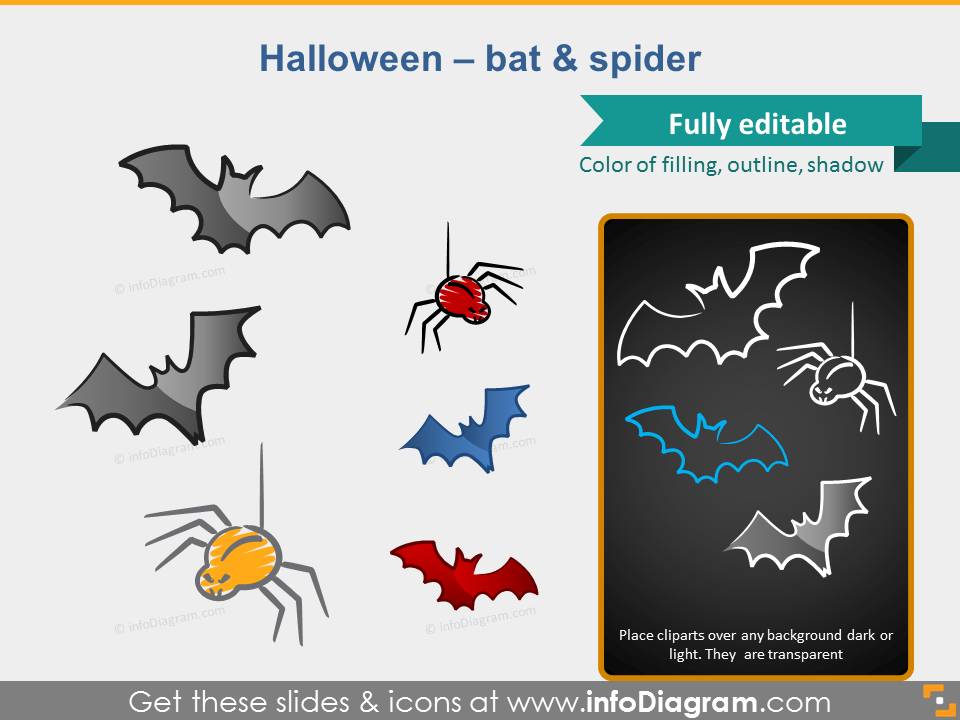 halloween bat spider powerpoint 