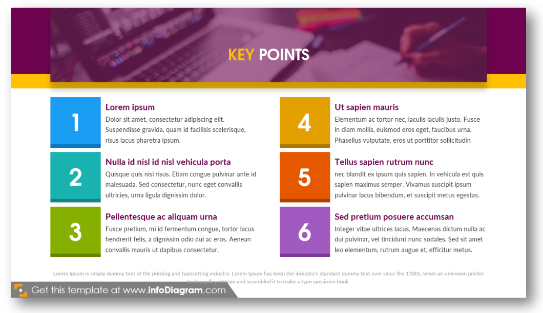 key points product features