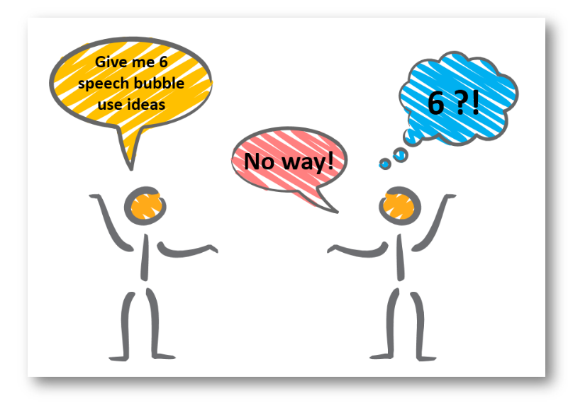 speech bubbles