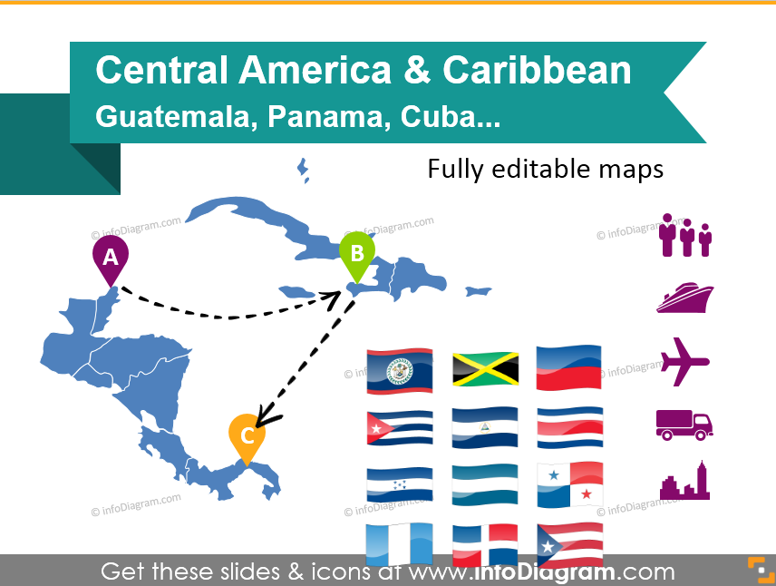 Central America Countries: Best Ways to Present Maps Creatively