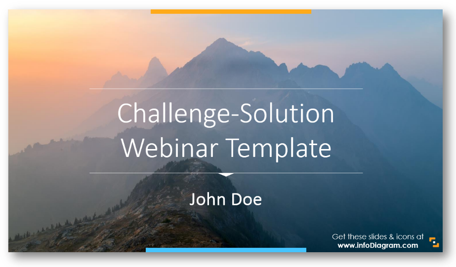 Webinar Presentation Problem-Solution title ppt
