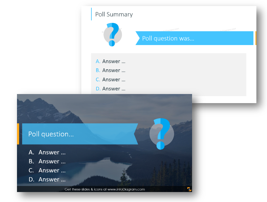  poll infographics poll results survey ppt