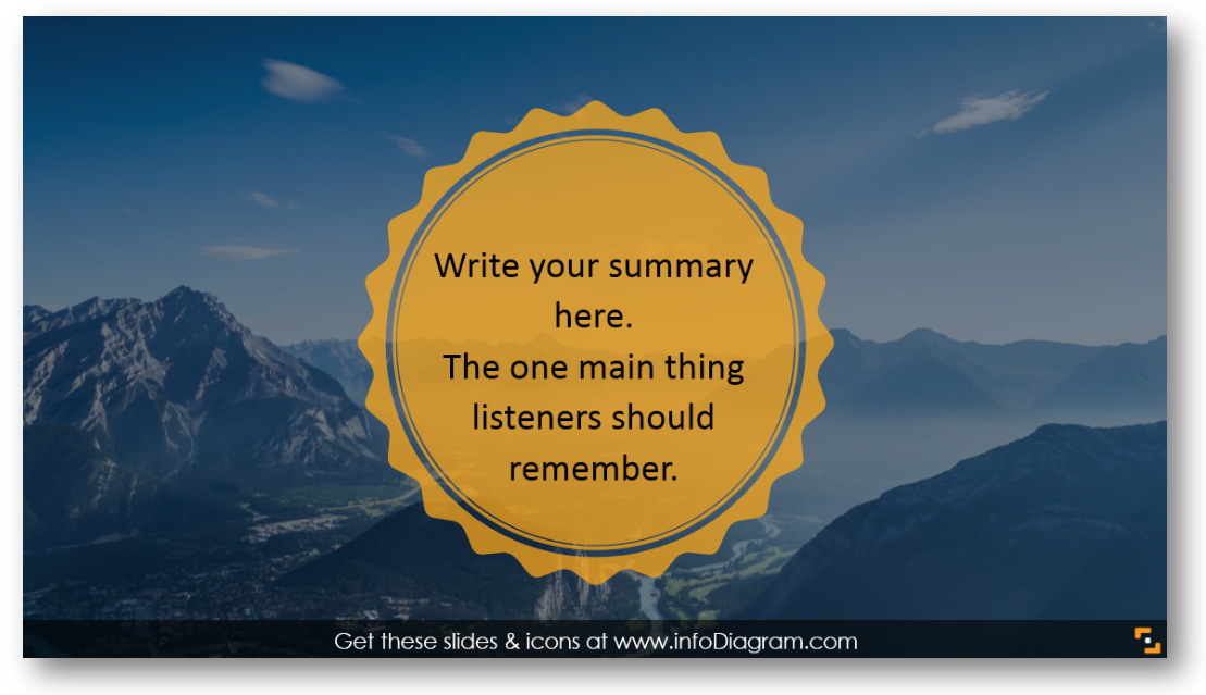 summary slide main thing webinar template ppt