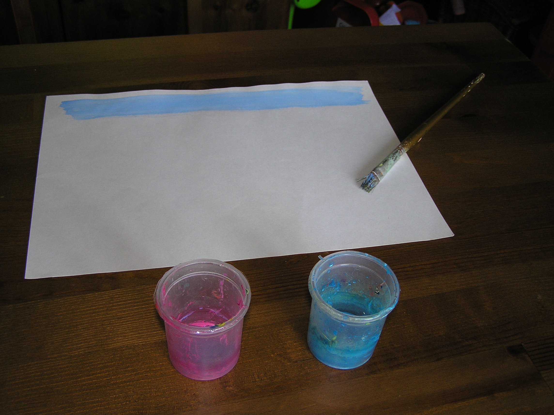 drawing watercolor slide stripes