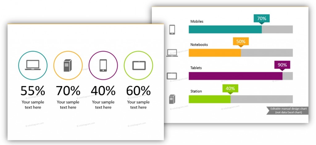 data visualization infographics ppt KPI presentation ... hr diagram time 