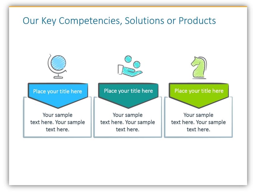 company key points metaphor ppt slide