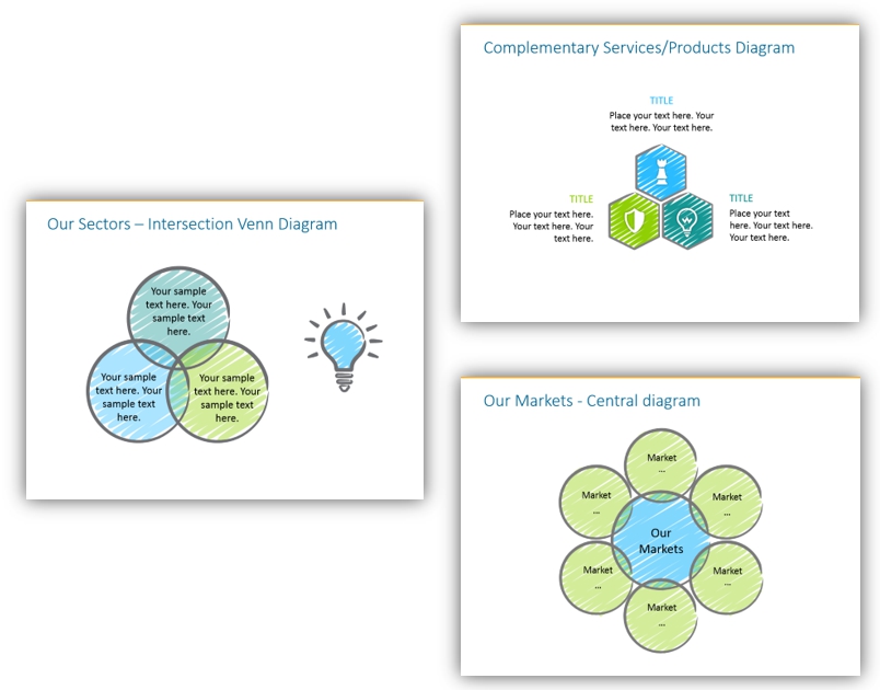 company presentation product display slides