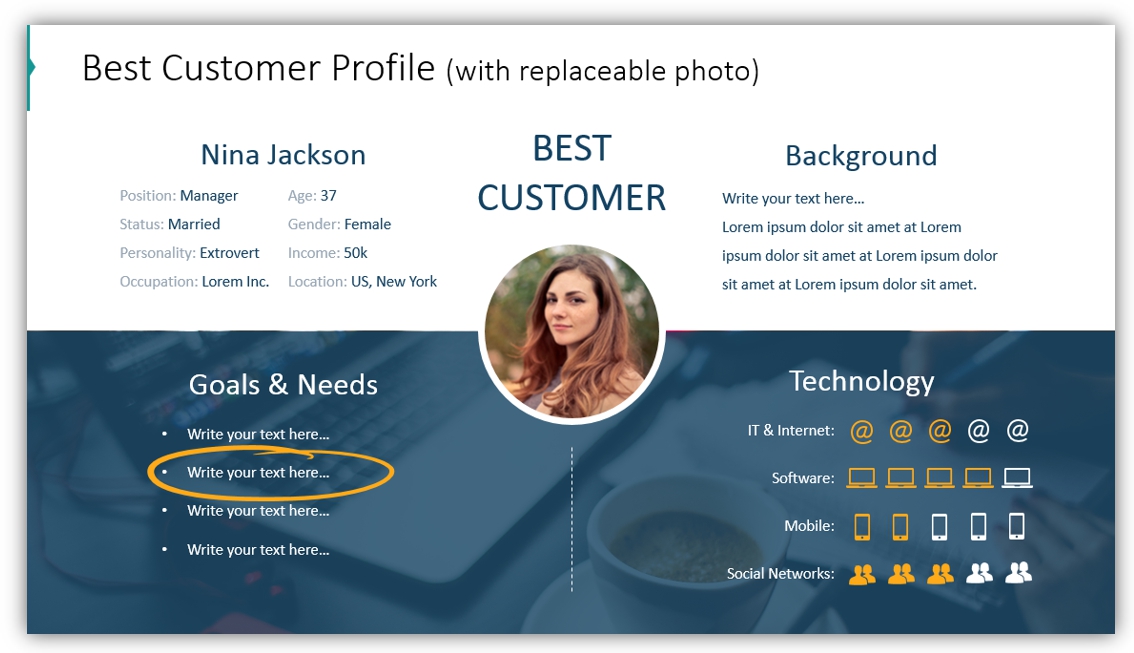 buyer persona best customer ppt