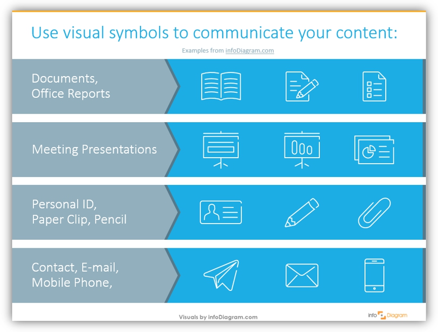 office visuals documents icons powerpoint