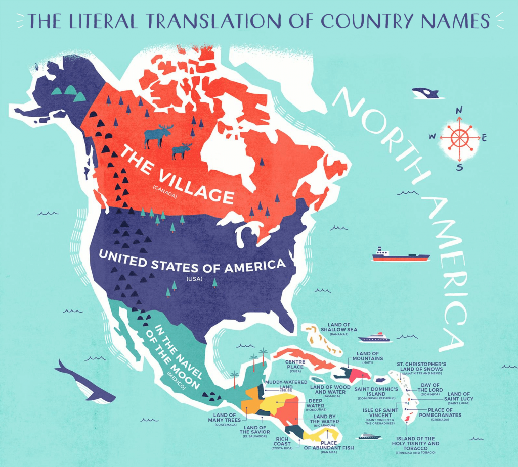 The Literal Translation of Country Names