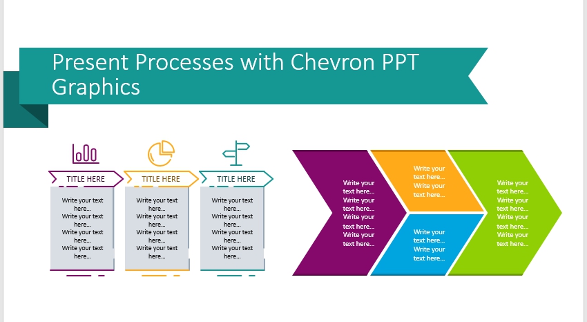 chevron process diagram powerpoint