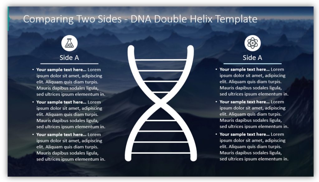DNA diagram DNA Double Helix Templat