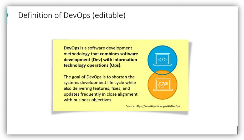 definition DevOps methodology ppt