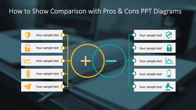 How to Show Comparison with Pros and Cons PowerPoint Diagrams