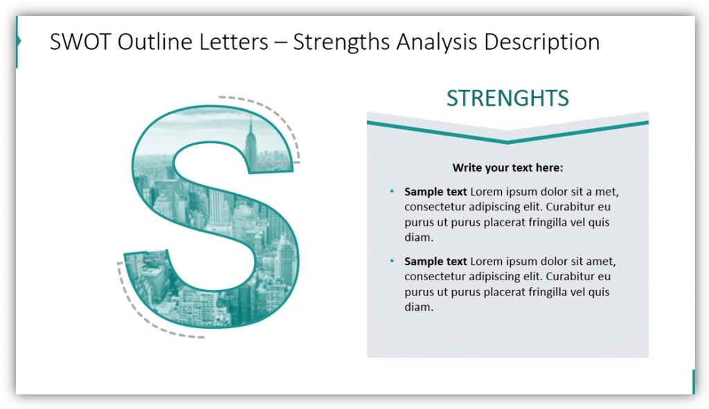 SWOT analysis presentation strengths analysis powerpoint