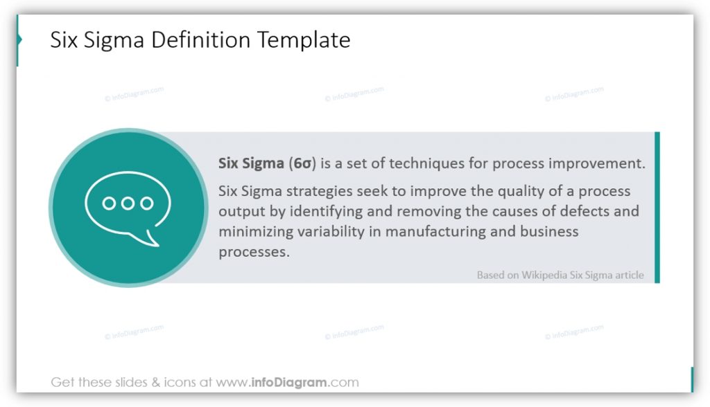 Six Sigma PowerPoint definition