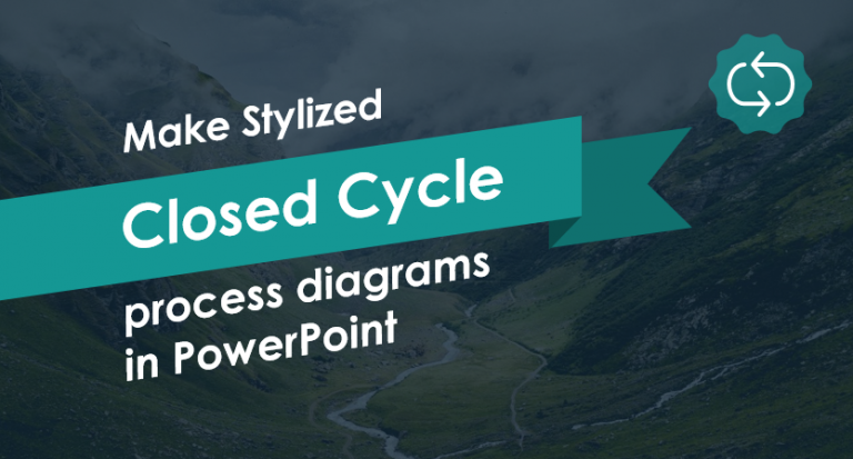 closed cycle process diagram powerpoint