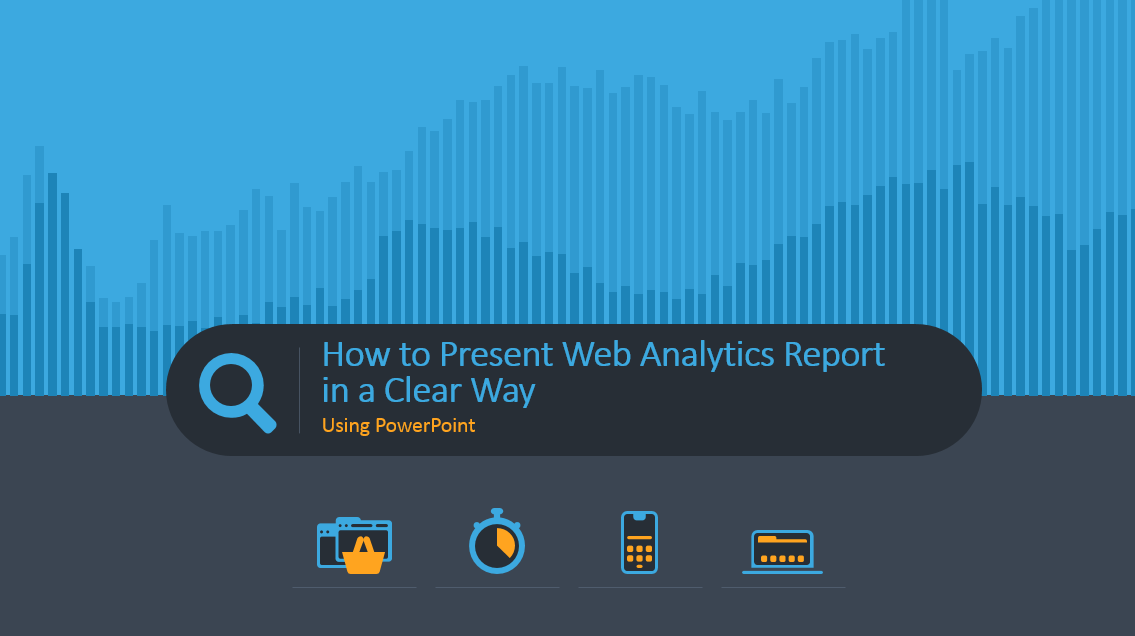 web analytics report graphics for powerpoint