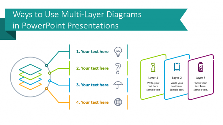 multi-layer diagrams slides for powerpoint