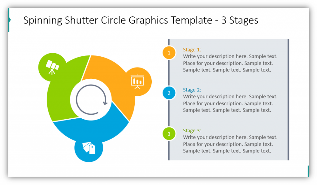 shutter and circle graphics Spinning Shutter Circle Graphics Template 