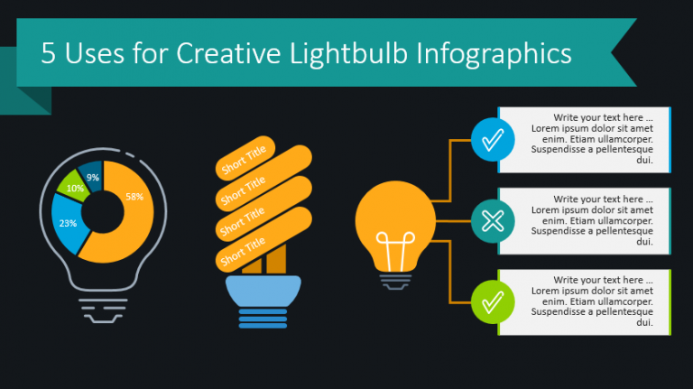 5 Uses for Creative Lightbulb Infographics
