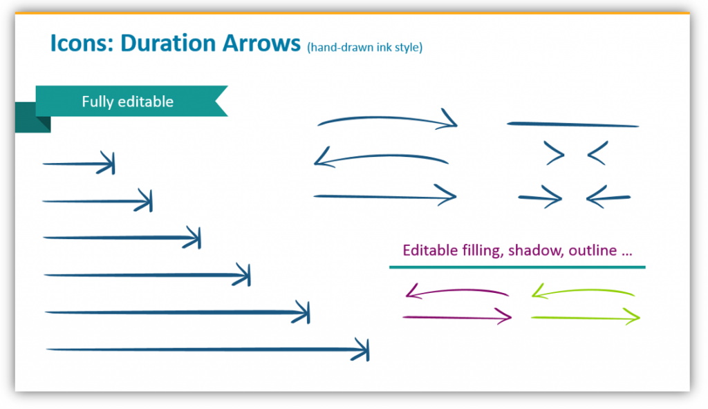 duration arrow graphics