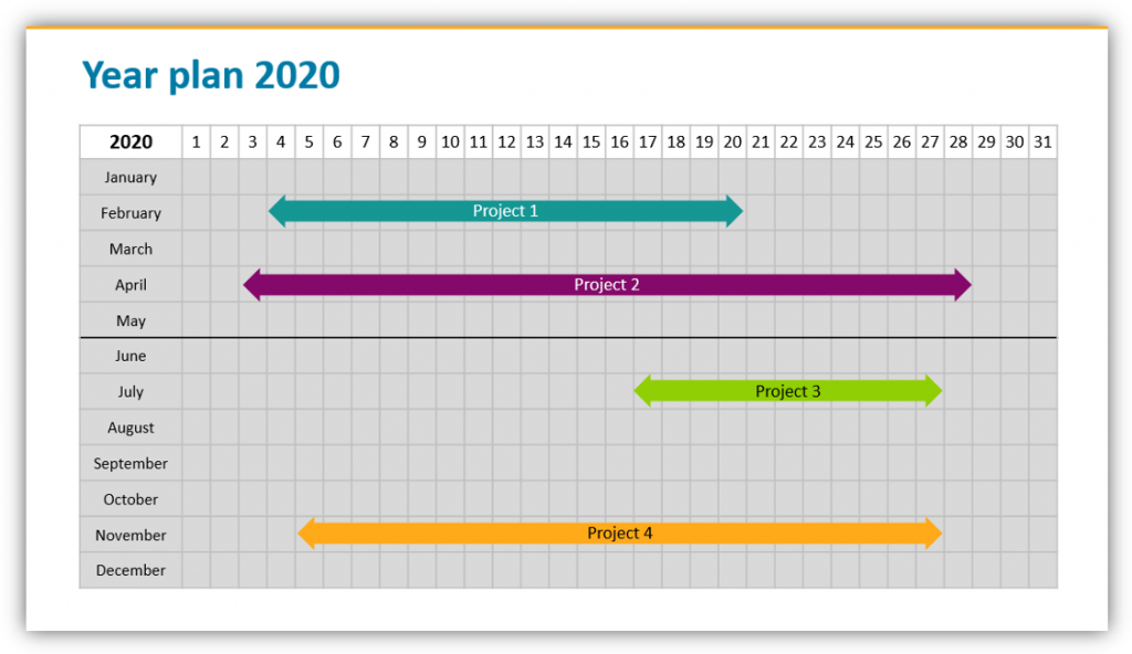 yealy plan calendar