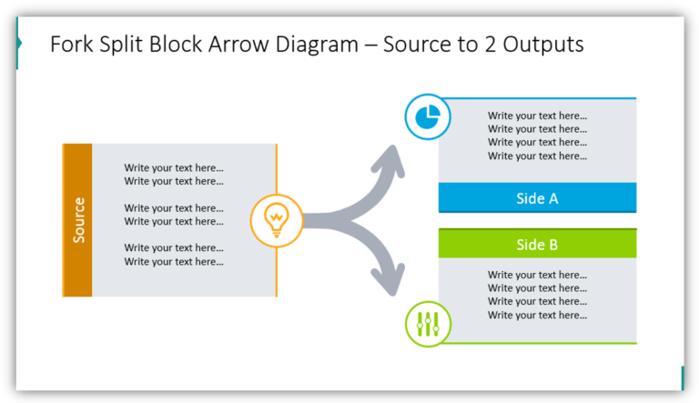 Presenting Process Flow Clearly with Arrow Diagram Graphics