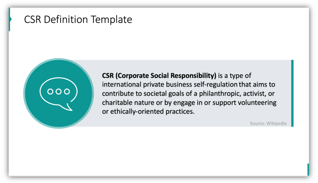 CSR Definition Template