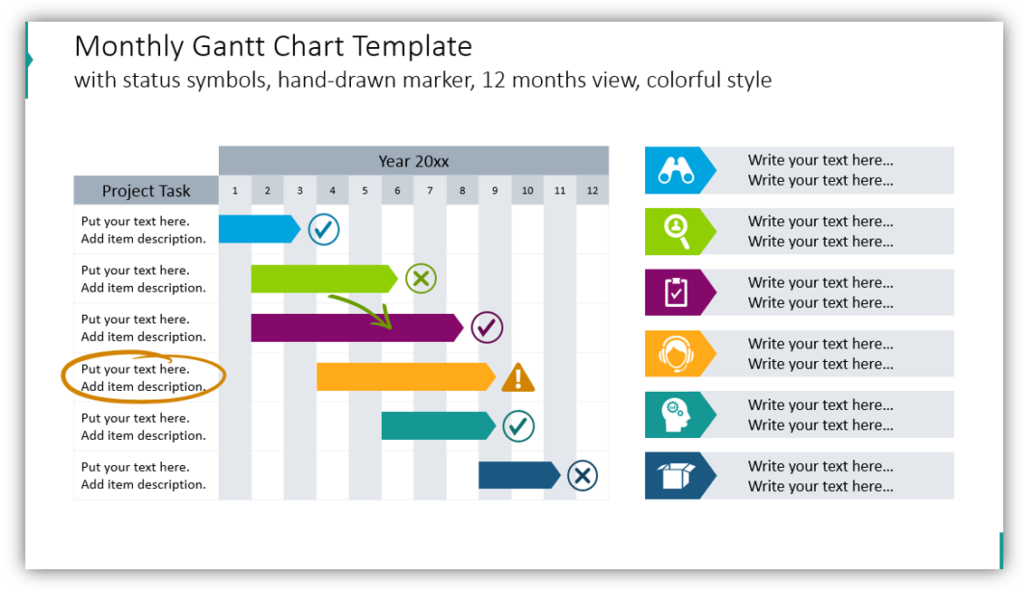 Monthly Gantt Chart Template