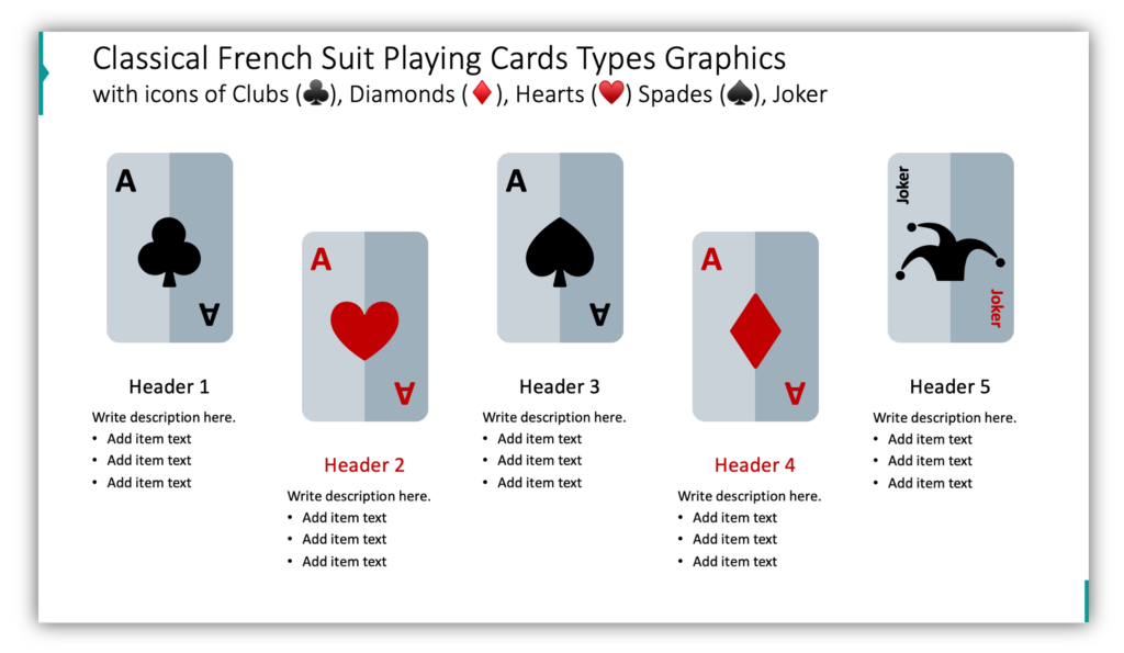 Make Impactful Presentations with Playing Card Graphics