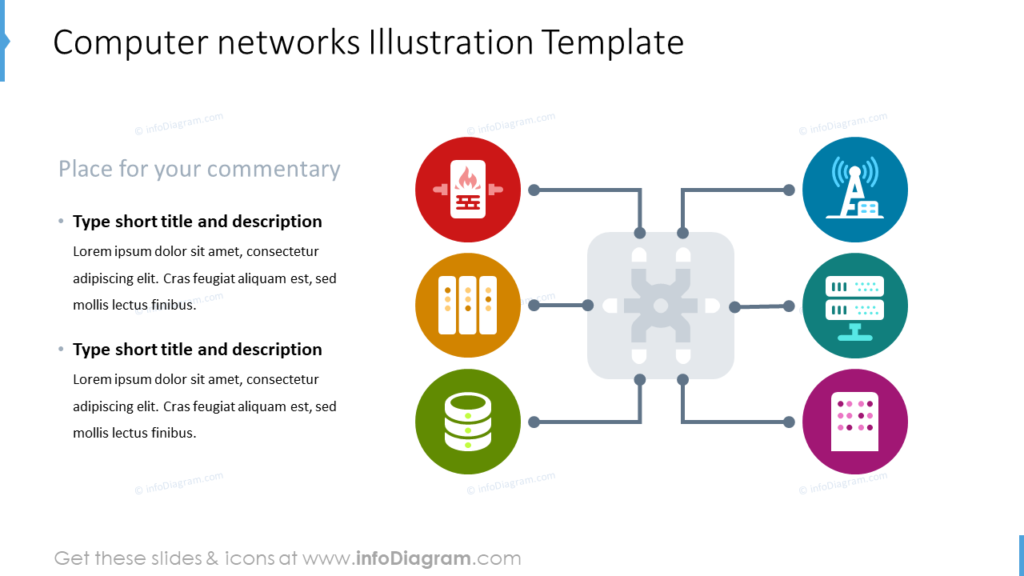 powerpoint network diagram template