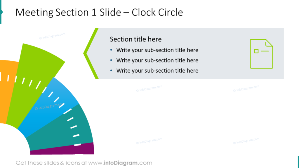 Meeting Section 1 Slide – Clock Circle 