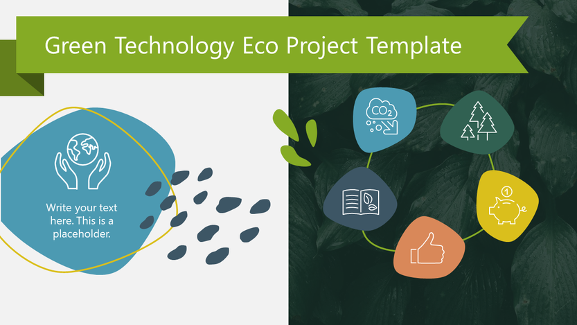 green technology powerpoint template