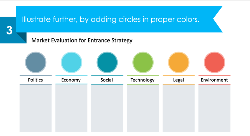 guide on how to redesign PESTLE analysis into a modern table step 3