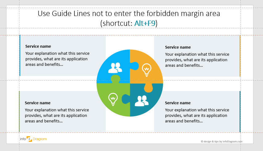 design hint ppt guidelines margin area