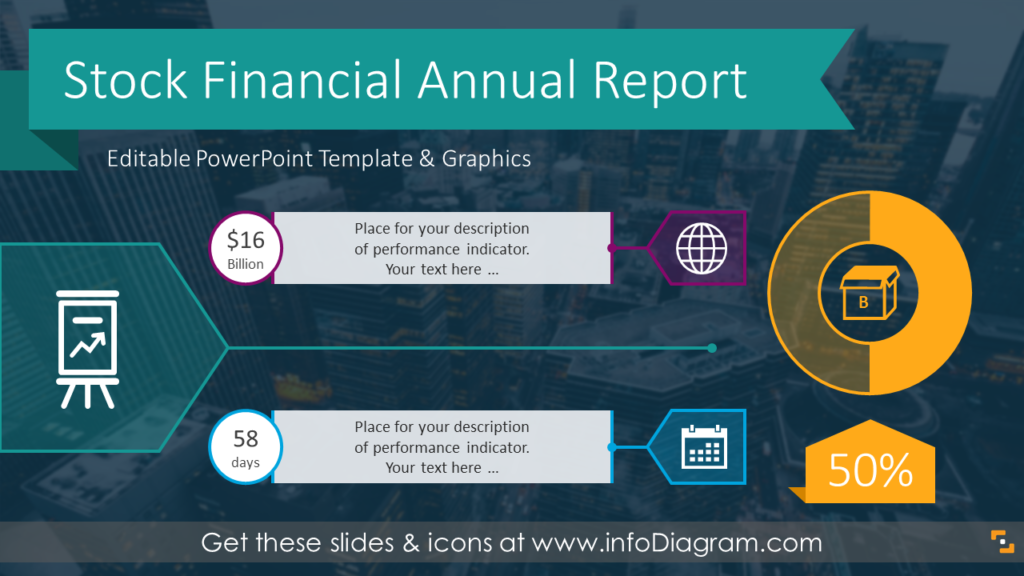 Stock Financial Annual Report PPT Template