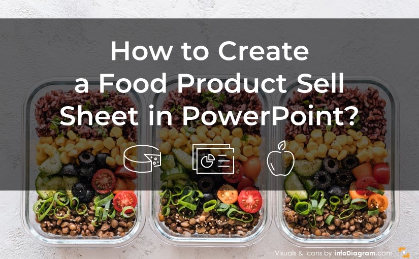 Creating a Food Product Sell Sheet Presentation One-Pager in PowerPoint